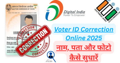 Voter ID Correction Online 2025