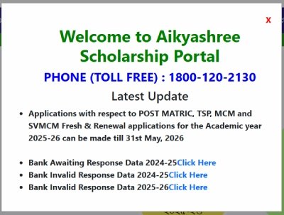 Top 5 West Bengal Government Scholarship 2026